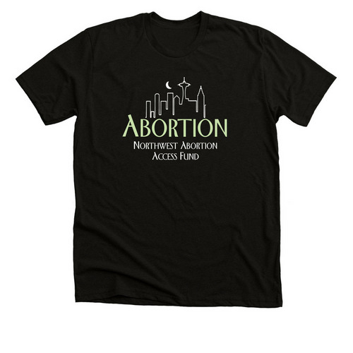 Frasier Loves Abortion Access, a Solid Black Blend Premium Unisex Tee
