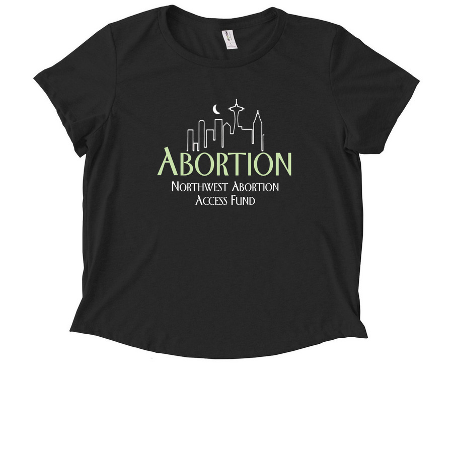 Frasier Loves Abortion Access, a Deep Black Allmade Eco Triblend Women?s Scoop Neck Tee