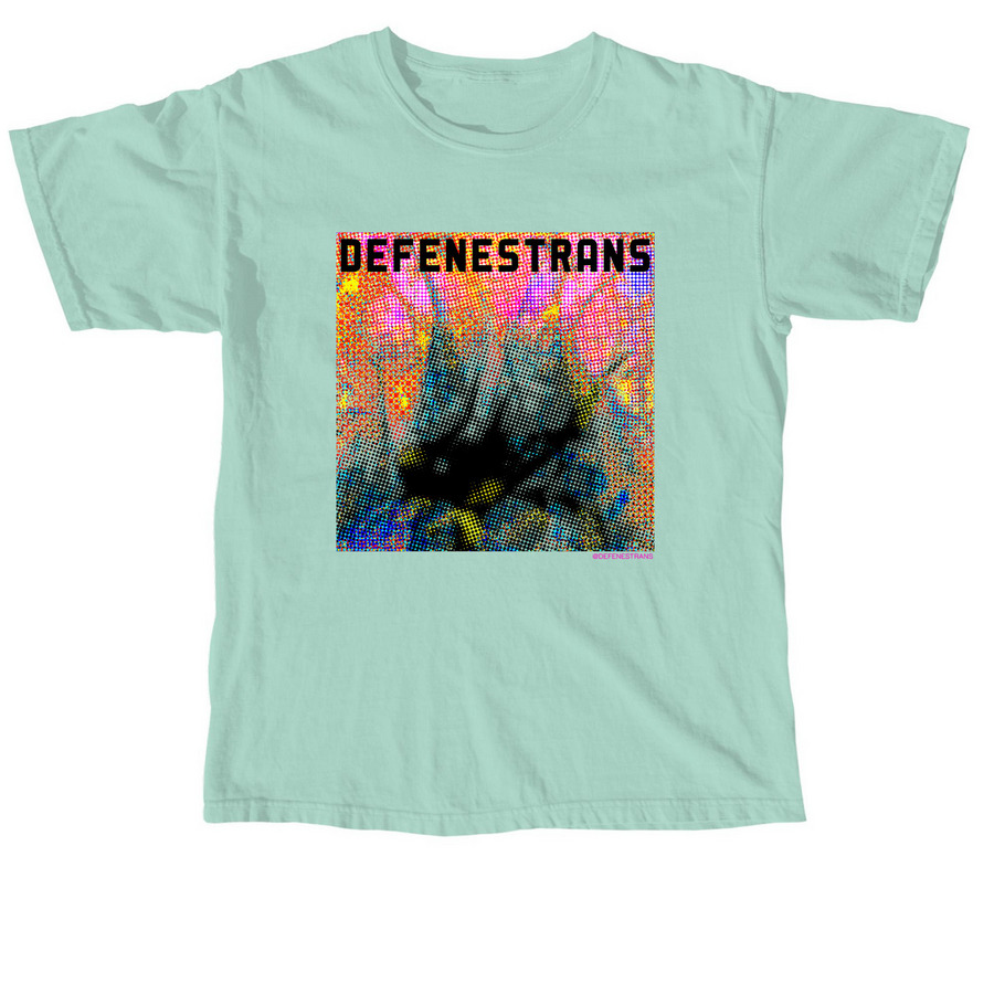 defenestrans "glow", a Chalky Mint Comfort Colors Unisex Tee