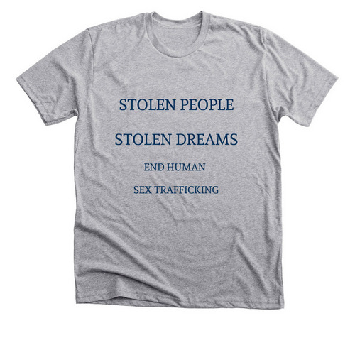 STOLEN PEOPLE, a Athletic Heather Premium Unisex Tee