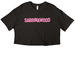 sabrinawood crop top, a Black Women?s Cropped Cotton Tee