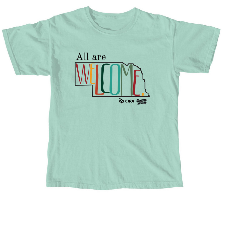Welcome Fest, a Chalky Mint Comfort Colors Unisex Tee