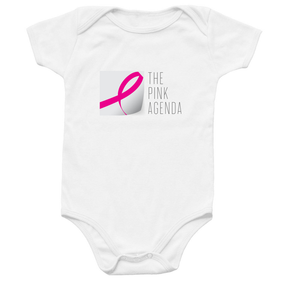The Pink Agenda Stars | Baby, a White Infant Onesie