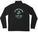 Performance Quarter Zip Pullover&nbsp;, a Black Unisex Performance Quarter Zip Pullover (back-view)