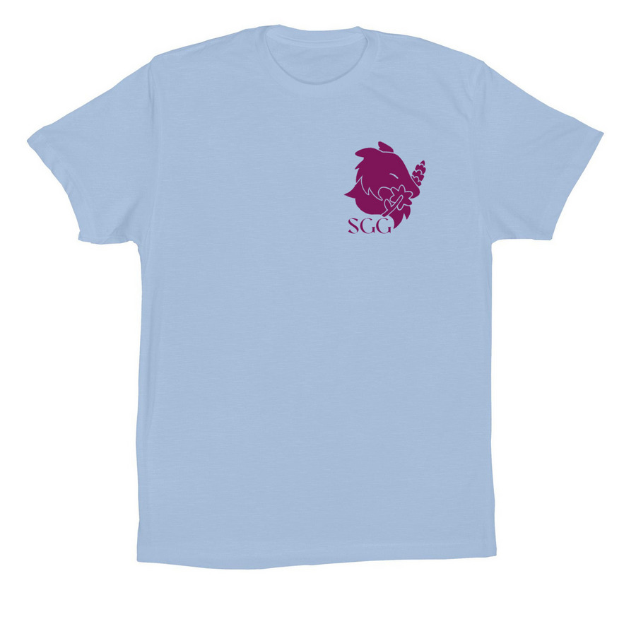 SGG '26 Front Logo (DARK ver.), a Baby Blue Premium Cotton Tee