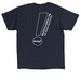 Rally to the Capitol, a Navy Classic Unisex Tee (back-view)