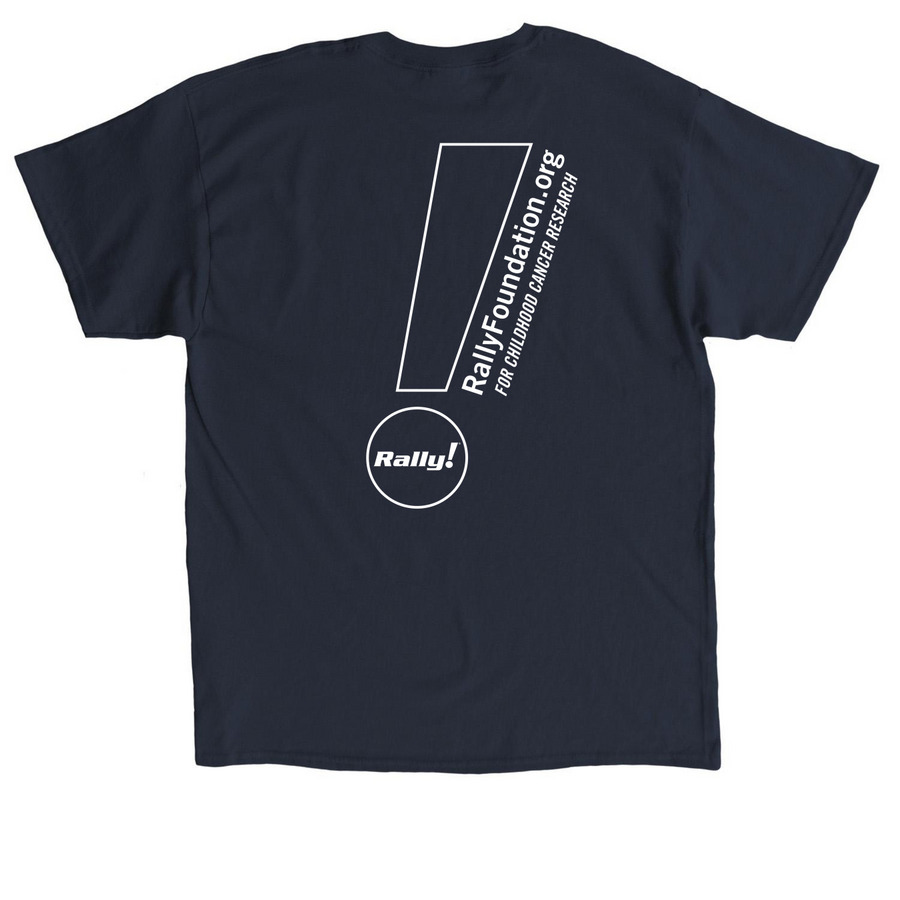 Rally to the Capitol, a Navy Classic Unisex Tee (back-view)