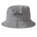 I Broke It Quietly? Bucket Hat&nbsp;, a Grey Printed Bucket Hat