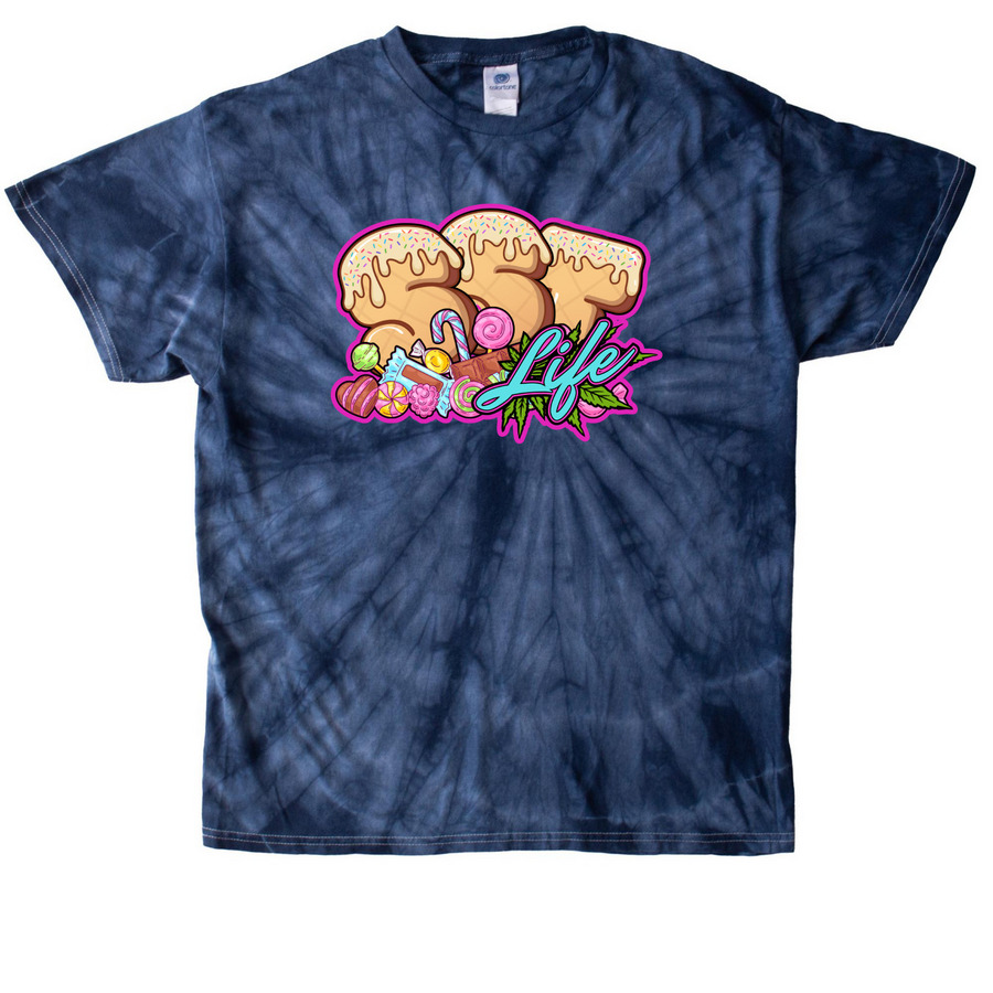 SSTLife - Eddie Baby Vibes, a Navy Classic Tie Dye Tee