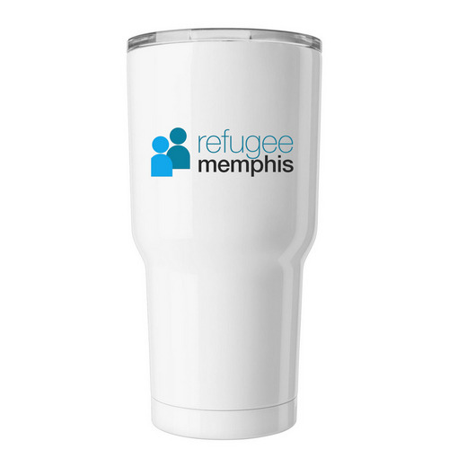 LOVE IS KIND, a White Insulated Tumbler