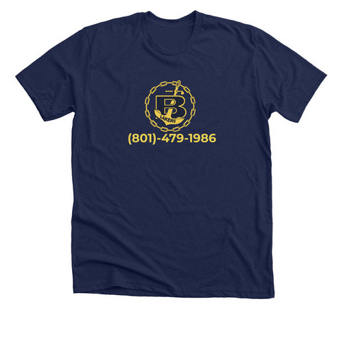 801 IS IN THE HOUSE, a Solid Navy Blend Premium Unisex Tee