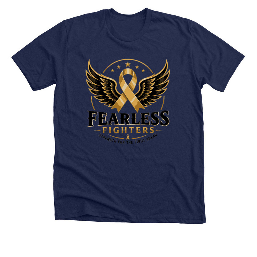 Fearless Tee, a Solid Navy Blend Premium Unisex Tee