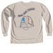 Schmaltz Long Sleeve Tee, a Ivory Comfort Colors Long Sleeve Tee (back-view)
