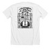 Heavy Metal Shirts & Outerwear, a Solid White Blend Premium Unisex Tee (back-view)