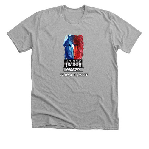 Ashley and TORI, a Athletic Heather Premium Unisex Tee