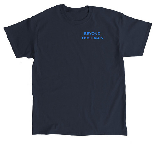 BEYOND THE TRACK - OFFICIAL COLLECTION&nbsp;, a Navy Classic Unisex Tee