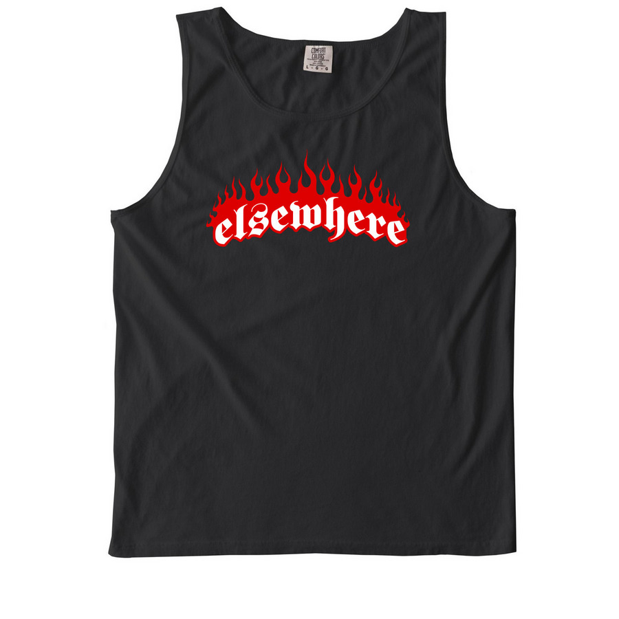 Metalcore Homage, a Black Comfort Colors Tank Top