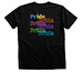 PridePridePridePridePridePride, a Black Heather Premium Unisex Tee (back-view)
