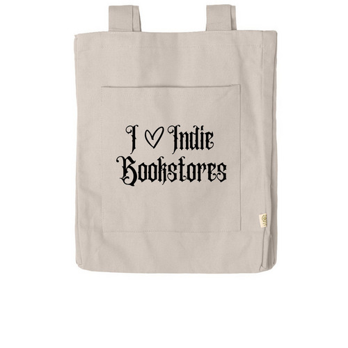 I Heart Indie Bookstores Tote, a Pumice Reclaimist Everywhere Tote Bag