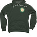 Reins In Motion Apparel (pocket logo), a Heather Forest Premium Pullover Hoodie