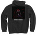 ?The bears?, a Black Pullover Hoodie (back-view)