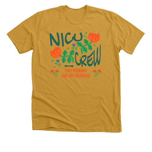 The garden, a Heather Mustard Premium Unisex Tee