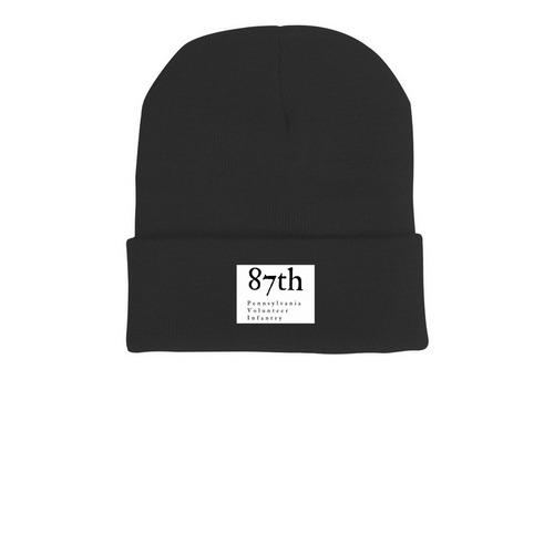 1st Edition Cold Weather Gear, a Black Printed Cuffed Beanie