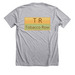 tr dm shirt, a Athletic Heather Premium Unisex Tee (back-view)