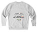 No Means No, a Cool Heather Grey Stanley/Stella Unisex Changer 2.0 Crewneck Sweatshirt (back-view)
