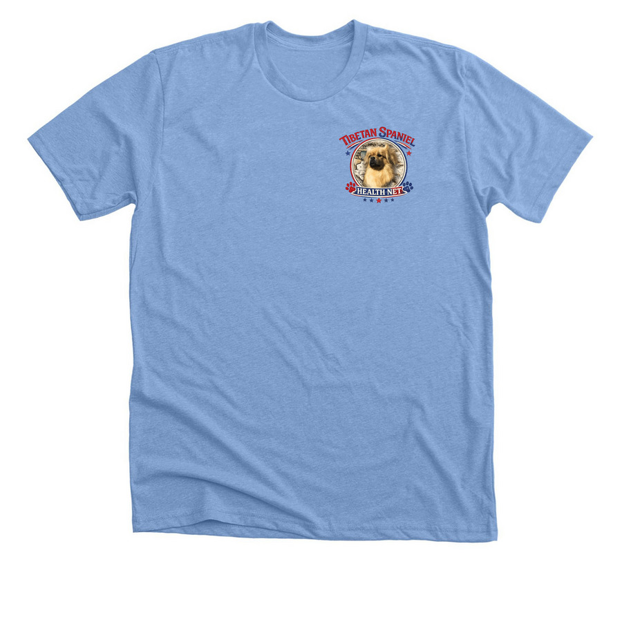 Tibbies Celebrate Labor Day, a Heather Carolina Blue Premium Unisex Tee