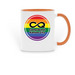 CQKC LGBTQ+ Pride Mug, a Orange Two-Tone Ceramic Mug