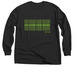 The Future Takes Transit-Green Font Adult, a Black Classic Long Sleeve Tee