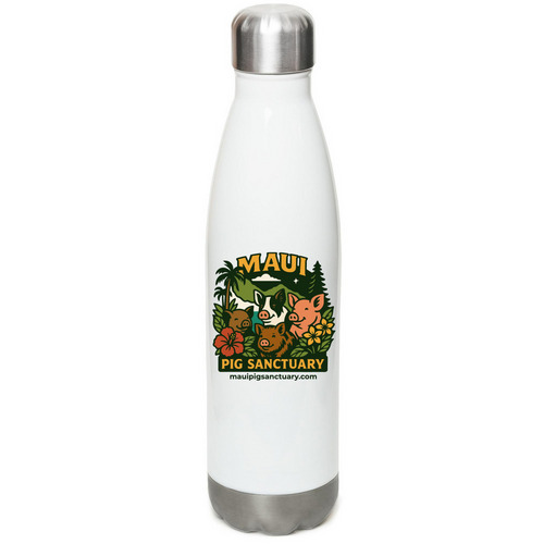 MPS Water Bottle, a White Stainless Steel Water Bottle