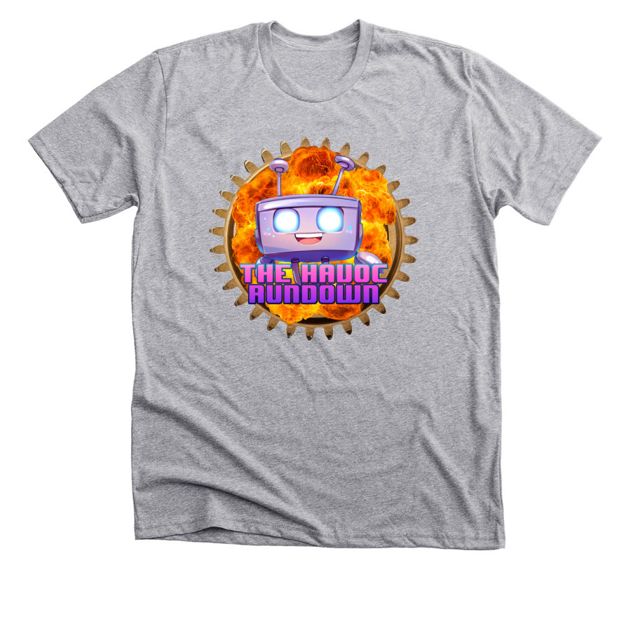 HAVOC RUNDOWN TEE, a Athletic Heather Premium Unisex Tee