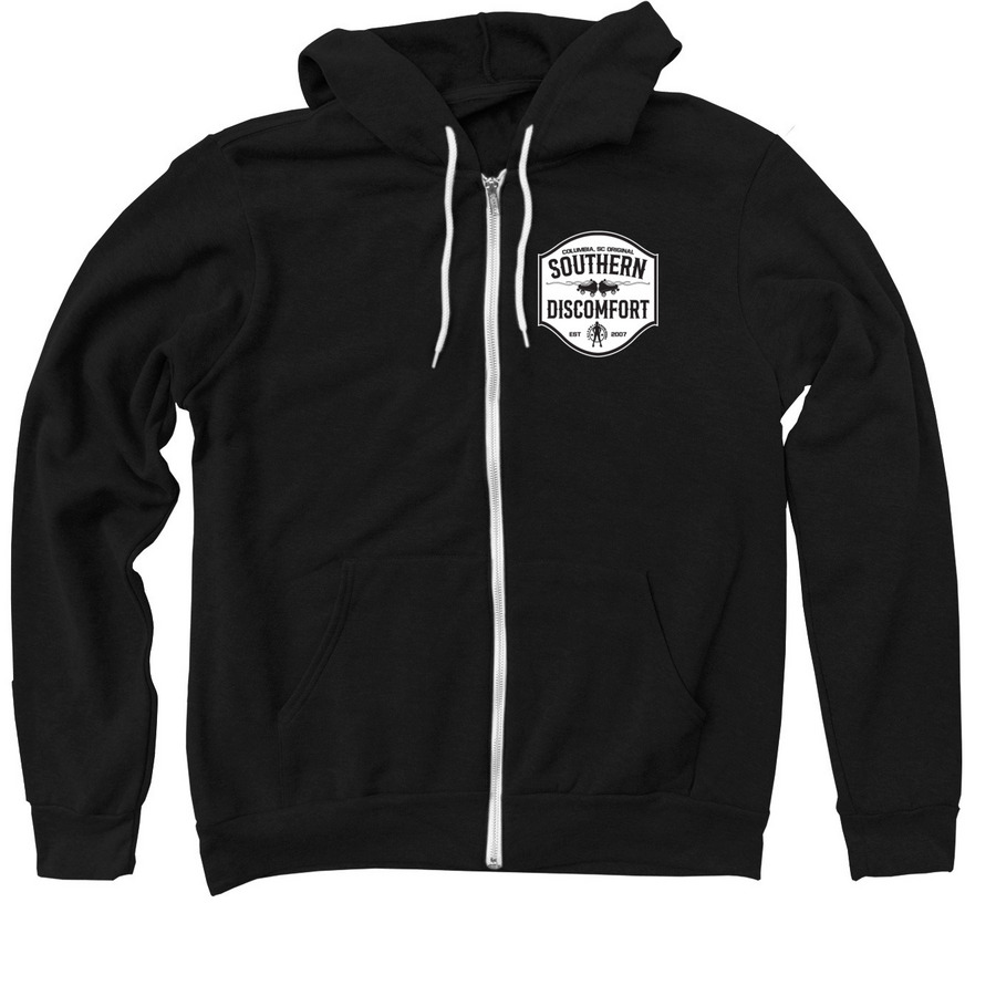 Limited 2026 SoDisco Pocket Tee, a Black Zip Up Hoodie