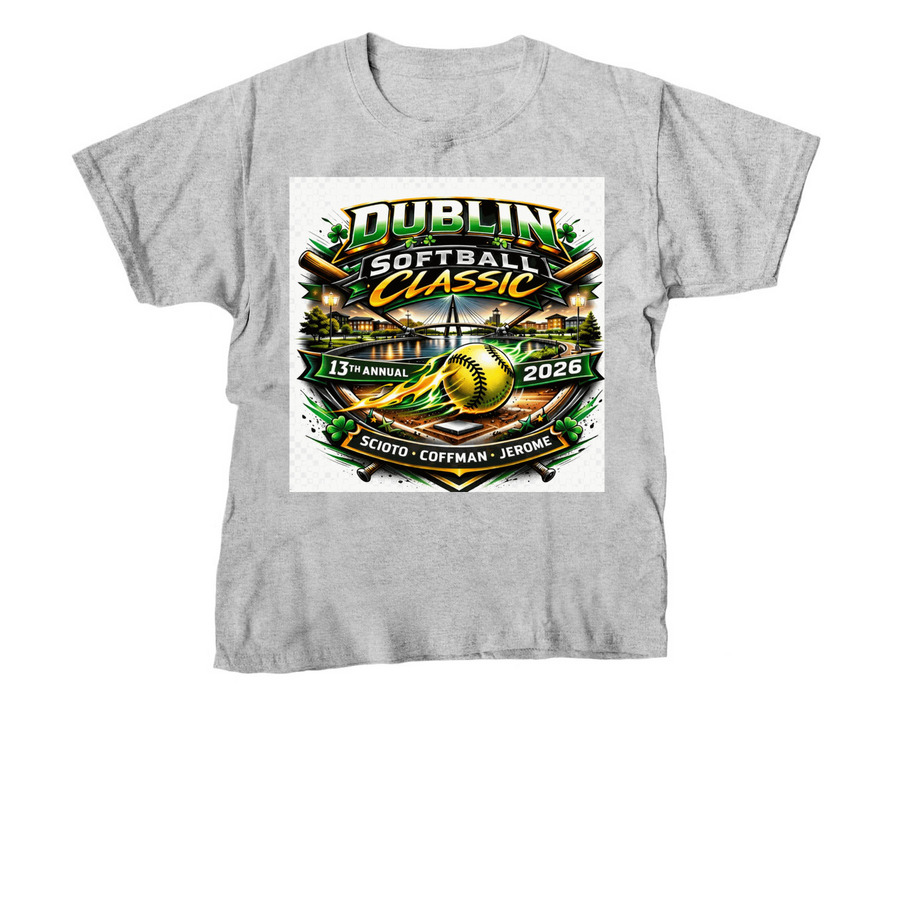 2026 Dublin Classic, a Sport Grey Youth Unisex Tee