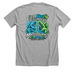 Matt?s Journey to Breathe, a Athletic Heather Premium Unisex Tee (back-view)