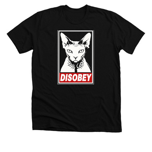 Bernie Disobey, a Solid Black Blend Premium Unisex Tee