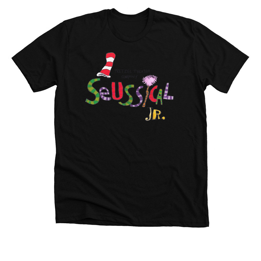 PTC Seussical Tee, a Solid Black Blend Premium Unisex Tee