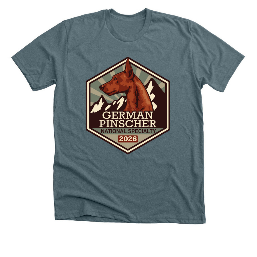 2026 GPCA National Tees, a Heather Slate Premium Unisex Tee