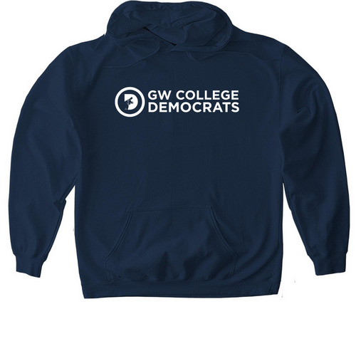Classic Logo Sweatshirt, a Navy Gildan Softstyle Pullover Hoodie