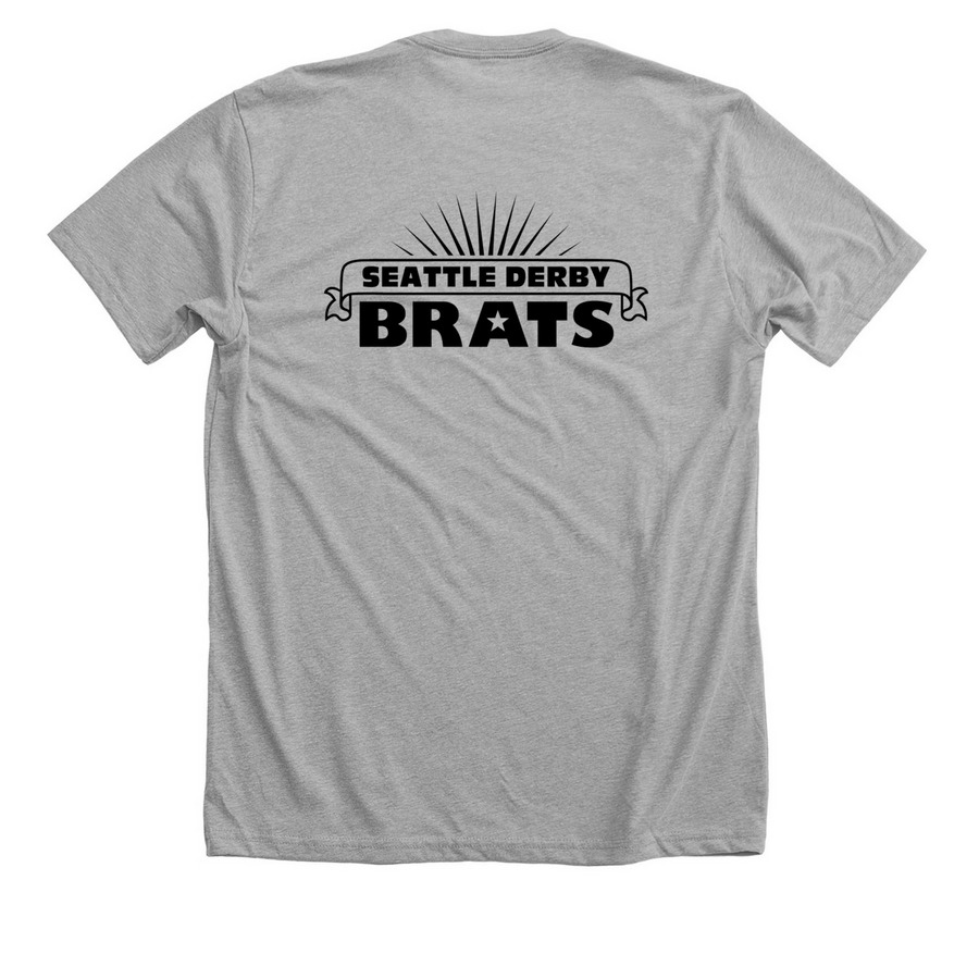 Life of a Skater, a Athletic Heather Premium Unisex Tee (back-view)