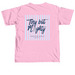 Tiny But Mighty - Blue Stripe, a Blossom Comfort Colors Unisex Tee (back-view)