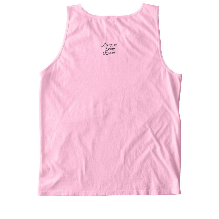 Kittens Against Forced Birth, a Blossom Comfort Colors Tank Top (back-view)