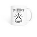 Defender of the Faith Mug, a White Coffee Mug
