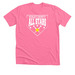 SC 10u All Stars Home Colors, a Neon Pink Premium Unisex Tee