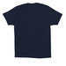 BFCACT Centered Logo Tops, a Navy Premium Cotton Tee (back-view)