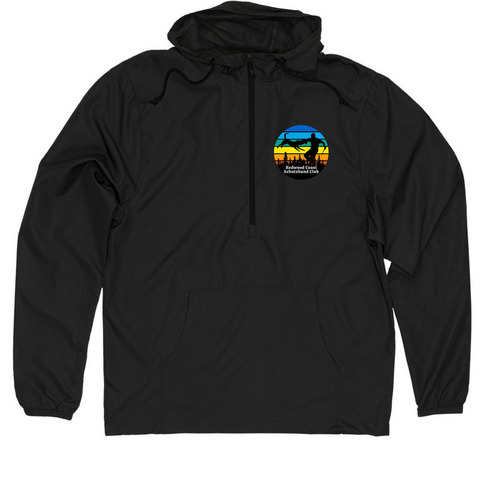 RCSC Jackets, a Black Quarter-Zip Windbreaker