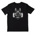 Feral Fit Canines Activewear, a Black Nike Dri-FIT Jersey Blend Performance Tee (back-view)