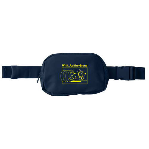 Hip Pack - Yellow Logo, a River Blue Navy Matte Hip Pack